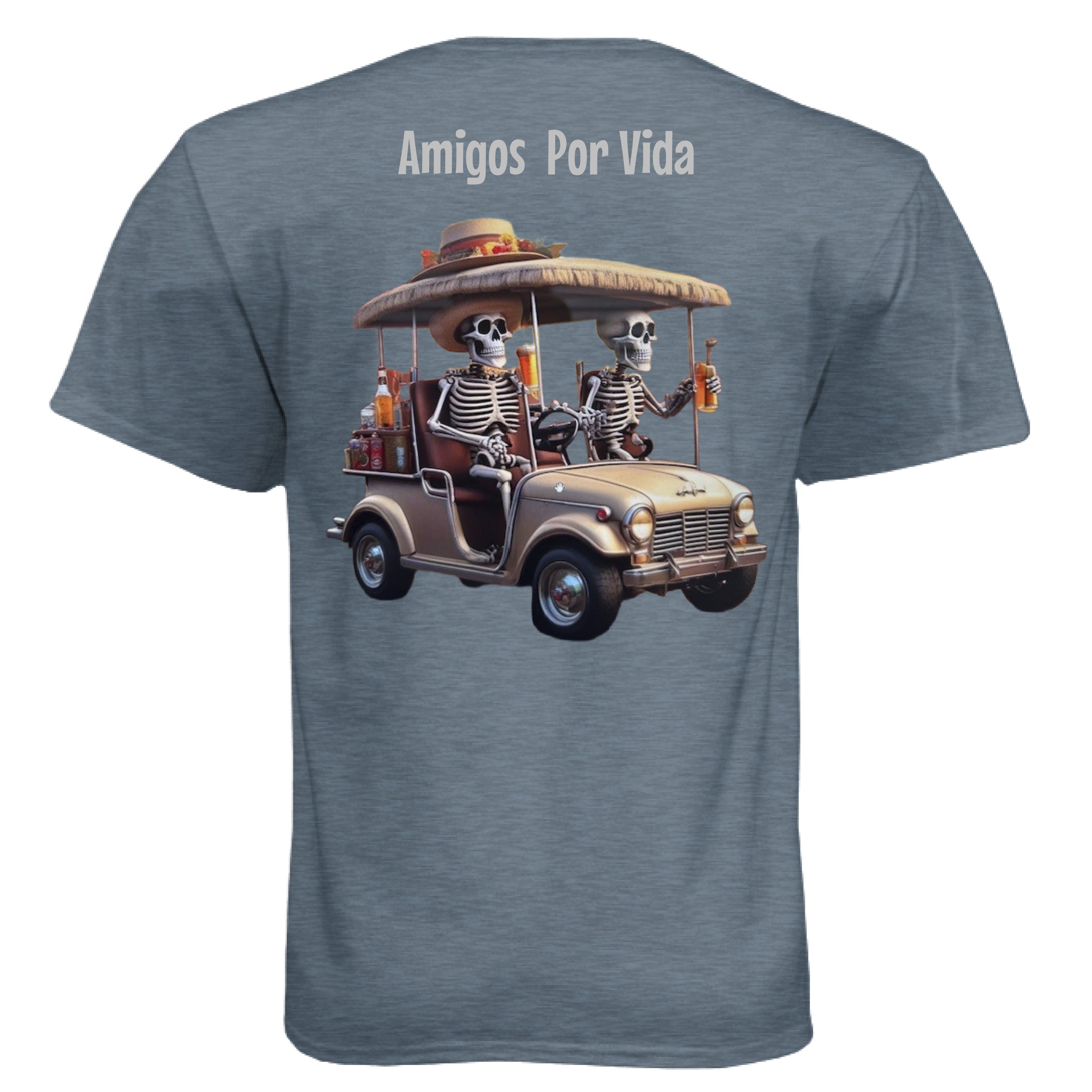 Heather Slate Blue - BACK